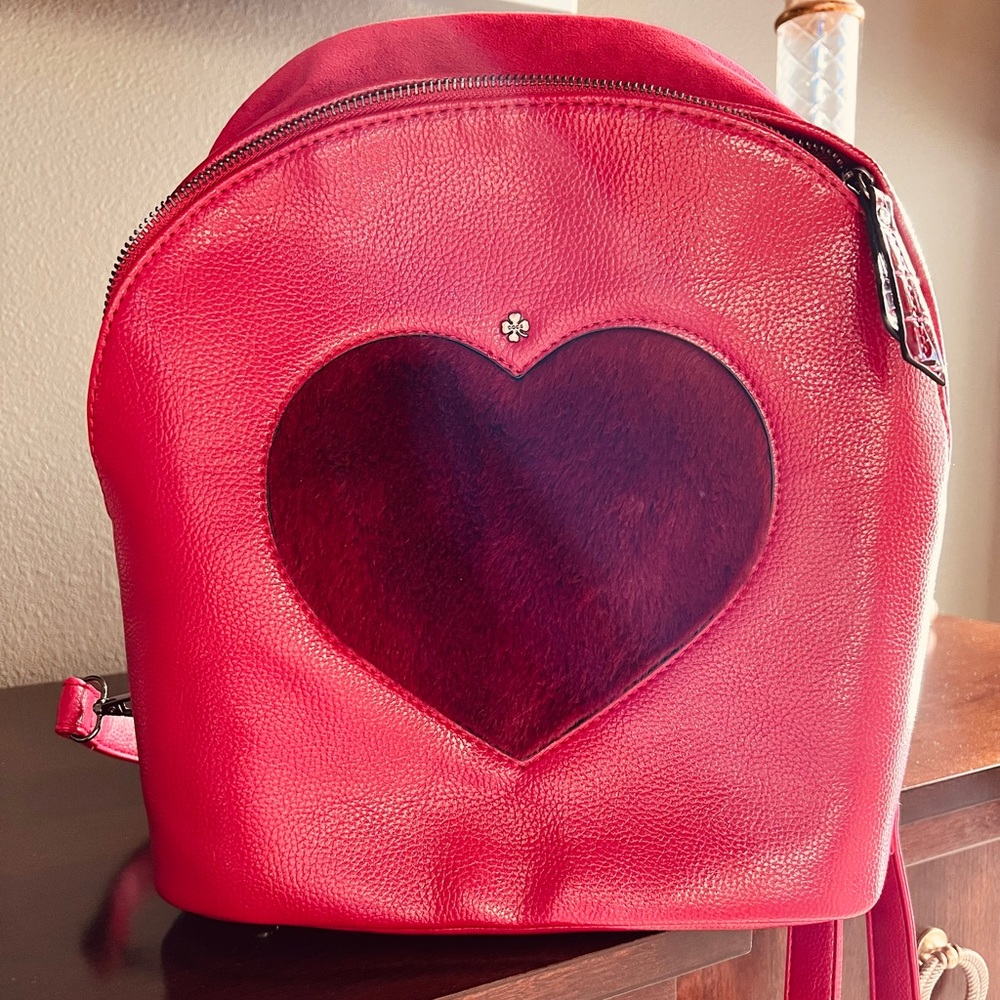 NWT Doca backpack 🎒 gorgeous HOT RED color!! New with tag. Never been used